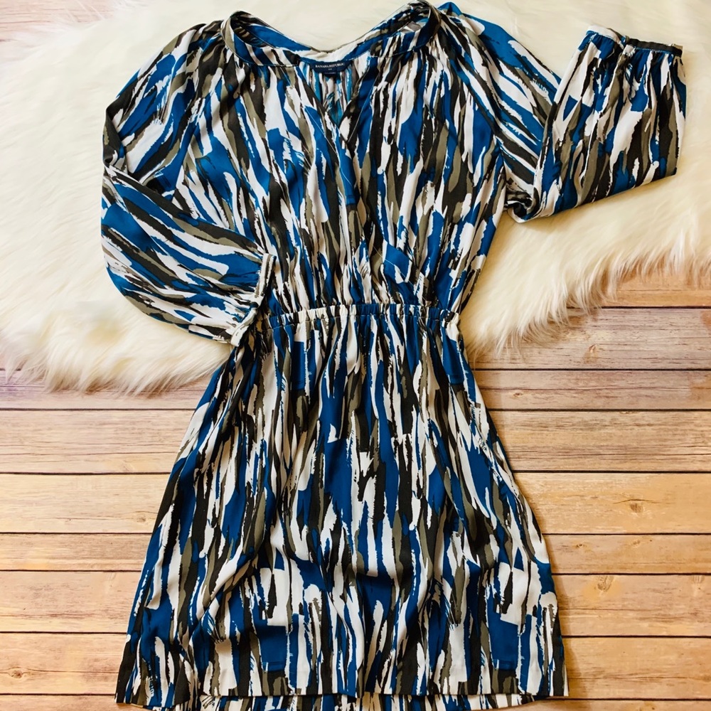 COPY - COPY - Banana Republic Flared Dress In Whi…